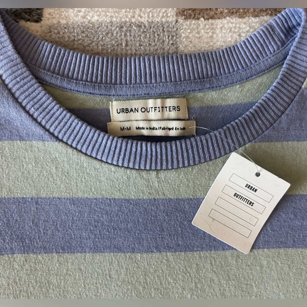 Urban Outfitters Lavender and Mint Striped TShirt Dress